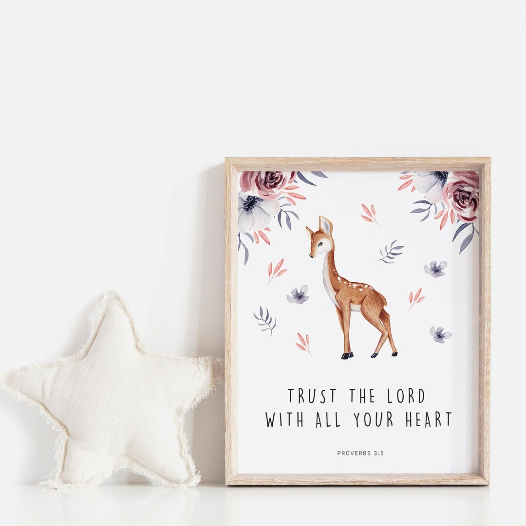 Proverbs 35 Bible Verse Baby Room Nursery Decor Printable Etsy