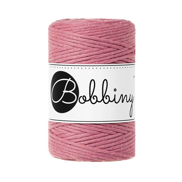 1.5 MM Blossom Single Strand Macrame Cord/ Bobbiny Baby/108 yards Single Twist Macramé String Cotton Cord Twisted Macramé  Jewelry String