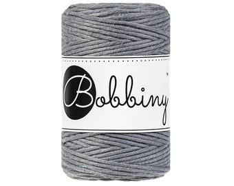1.5MM Steel Macrame Cord Bobbiny Baby/ 108 Yards / Single Twist Macramé String/ Cotton Cord/ Twisted Macramé Cord Jewelry String
