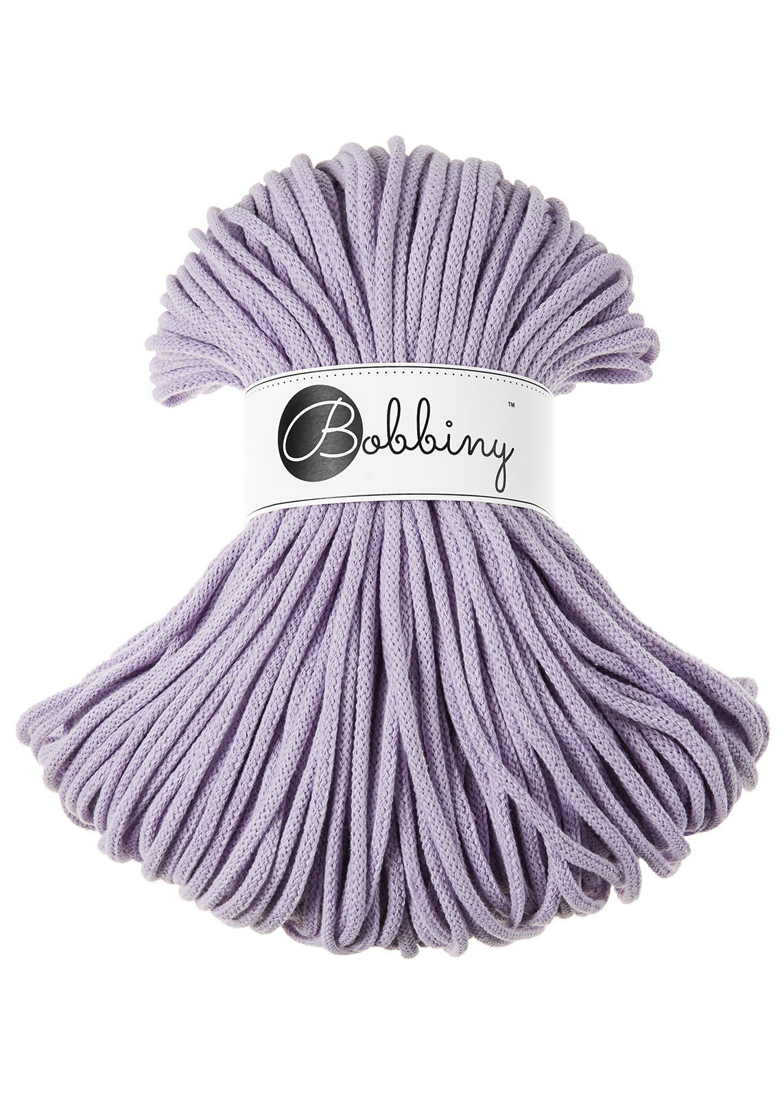 Bobbiny XXL 5mm Single Ply Macrame Cord (Iris)