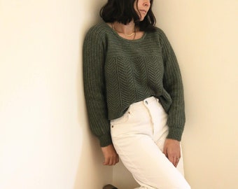 Crochet Sweater Pattern PDF (English + Español) - Selva Tee & Sweater