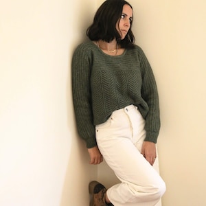 Crochet Sweater Pattern PDF (English + Español) - Selva Tee & Sweater