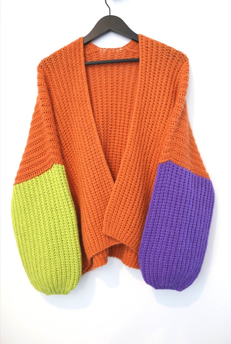 Crochet Cardigan Pattern PDF English Español The Siesta Cardi zdjęcie 2