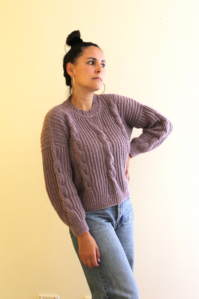 Crochet Sweater Pattern PDF English Español Rio Sweater image 1