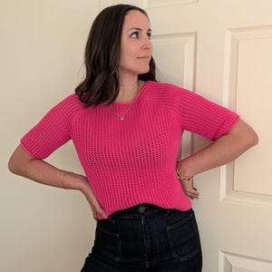Crochet Tee Pattern PDF - Alma Tee
