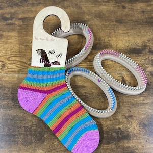 Cobble stone Sock Loom Knit Pattern  PDF Pattern