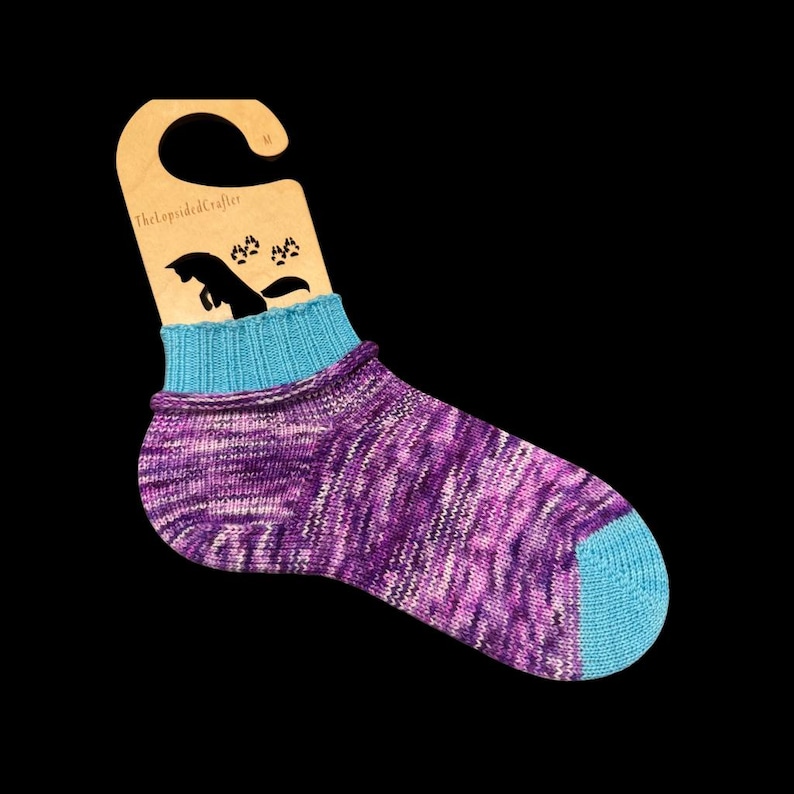 Loom Knit Sock Pattern Cuff Down Heel Flap Gusset (PDF Pattern, Child ...