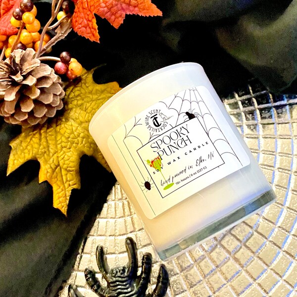 Spooky Punch Scented Candle: Enchanted Evening for Halloween Magic