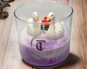 Swan-shaped candles crafted from soy wax perfect gift for anniversary, Mother’s Day, Wedding, Birthday, Bridal, Baby Shower, Giveaway, Party