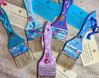 Beach Brush for Sandy Toes, Beach Wedding Favors, Bridal Shower Gifts, Beach Gear and Cars - CAN BE PERSONALIZED!