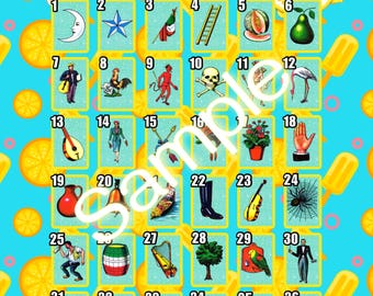 Loteria Board For Digital Use