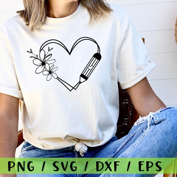 Maestro svg, Maestro corazón svg, Escuela svg, Regreso a la escuela svg, Maestro de escuela svg, Primer día de escuela svg, Maestro escuela diseño de camisa svg