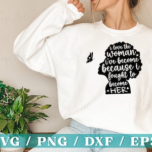Strong Woman SVG, Motivational Svg, Queen svg, Be Strong Svg, Women Empowerment SVG, Girl Power Svg, Boss lady Svg, Cut File for Cricut
