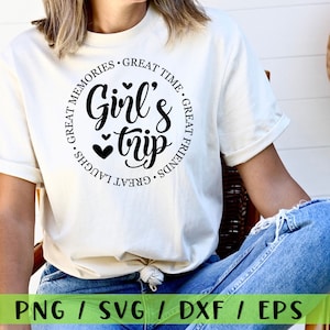 Girl&#39;s Trip 2022 Svg, Girl&#39;s Weekend 2022 Svg, Great Memories Svg, Great Times Svg, Travel Svg, Cut Files For Cricut and Silhouette
