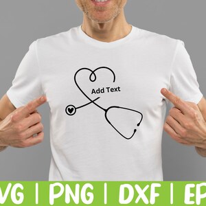 Heart Stethoscope Svg, Doctor Svg, Nurse Svg, Essential Worker Svg, Stethoscope SVG, Stethoscope Clipart, Cut files for cricut silhouette