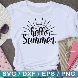 Hello Summer Svg, Summer Svg Designs, Summer Svg, Summer Gift Svg, welcome summer svg,Summer Quote Svg, Summertime svg, Sun Svg,