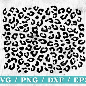 Cheetah Svg, Leopard Print Svg, Animal Print Svg, Pattern SVG, Leopard Pattern Svg, Cut File Cricut Silhouette