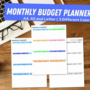 Budget Planner Printable | Finance Planner | Printable Financial Journal | Budget Planner | Budget Binder | Budgeting Planner