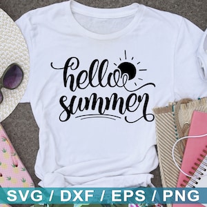 Hello Summer Svg, Summer Svg, Welcome Summer Svg ,Summer Time Svg, Summer Svg Designs, Summer Quote Svg,Sun Svg, For Cricut,Silhouette