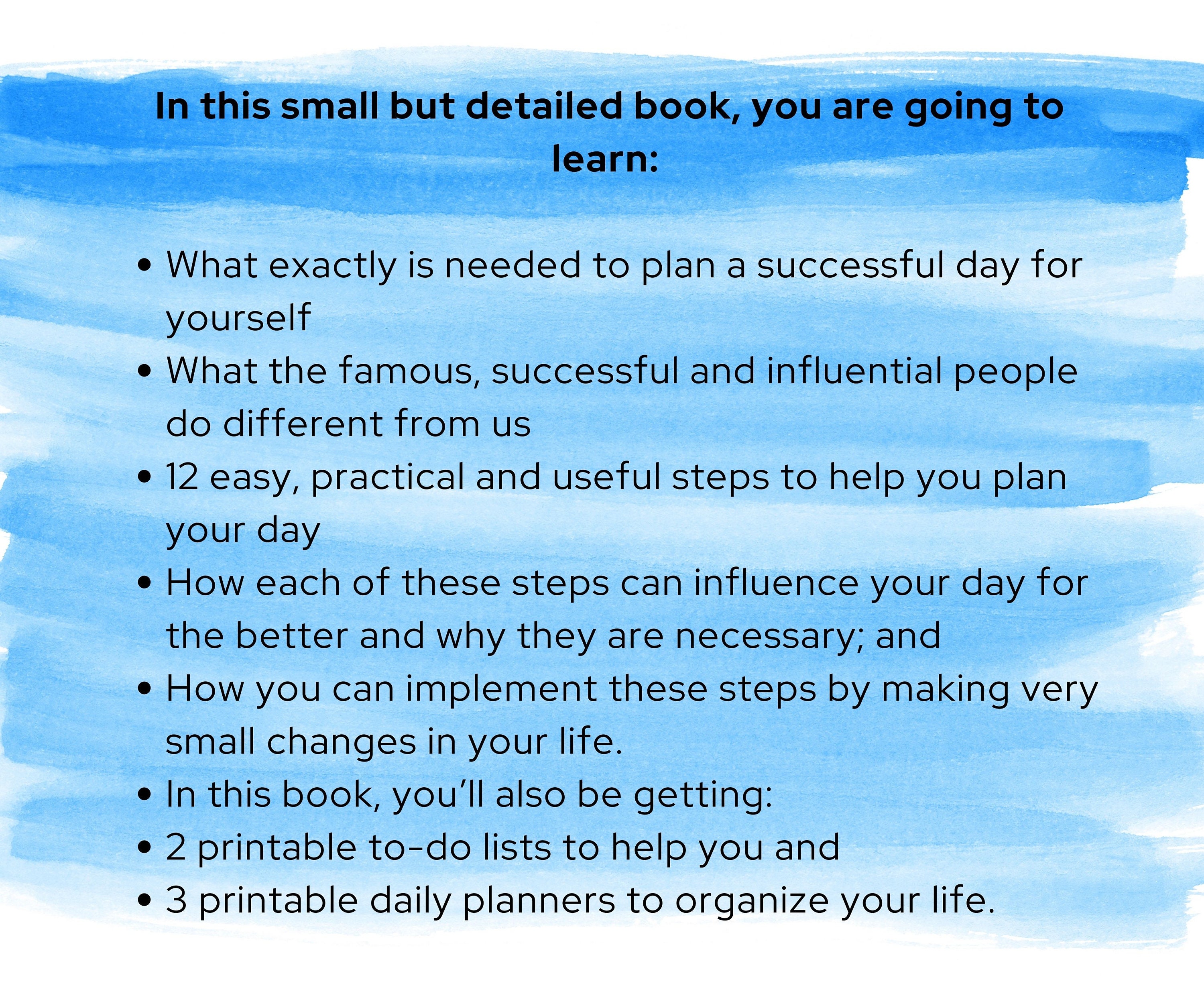 How to Plan your Day for Success Ebook With Daily Planner and Etsy