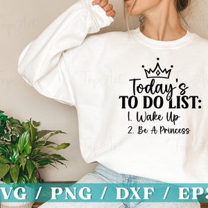 Princess SVG, Be A Princess Svg, Nursery Svg, Princess Quote Svg, Girls Room Svg, Little Girl Svg, Cut File Cricut, Silhouette
