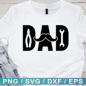 Dad Tools Svg, Dad Beard Svg, Dad Svg, Best Dad Ever Svg, Super Dad Svg, Daddy Svg,Digital Download Files For Cricut and Silhouette