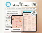 Mom Digital Planner 2025, Goodnotes Digital Planner, All-in-one Planner, Mom Planner, Goodnotes Template, Undated Planner, Daily Planner
