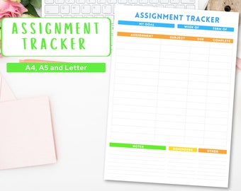 Aufgabenplaner | Auftrags-Tracker | Sofort Download | PDF