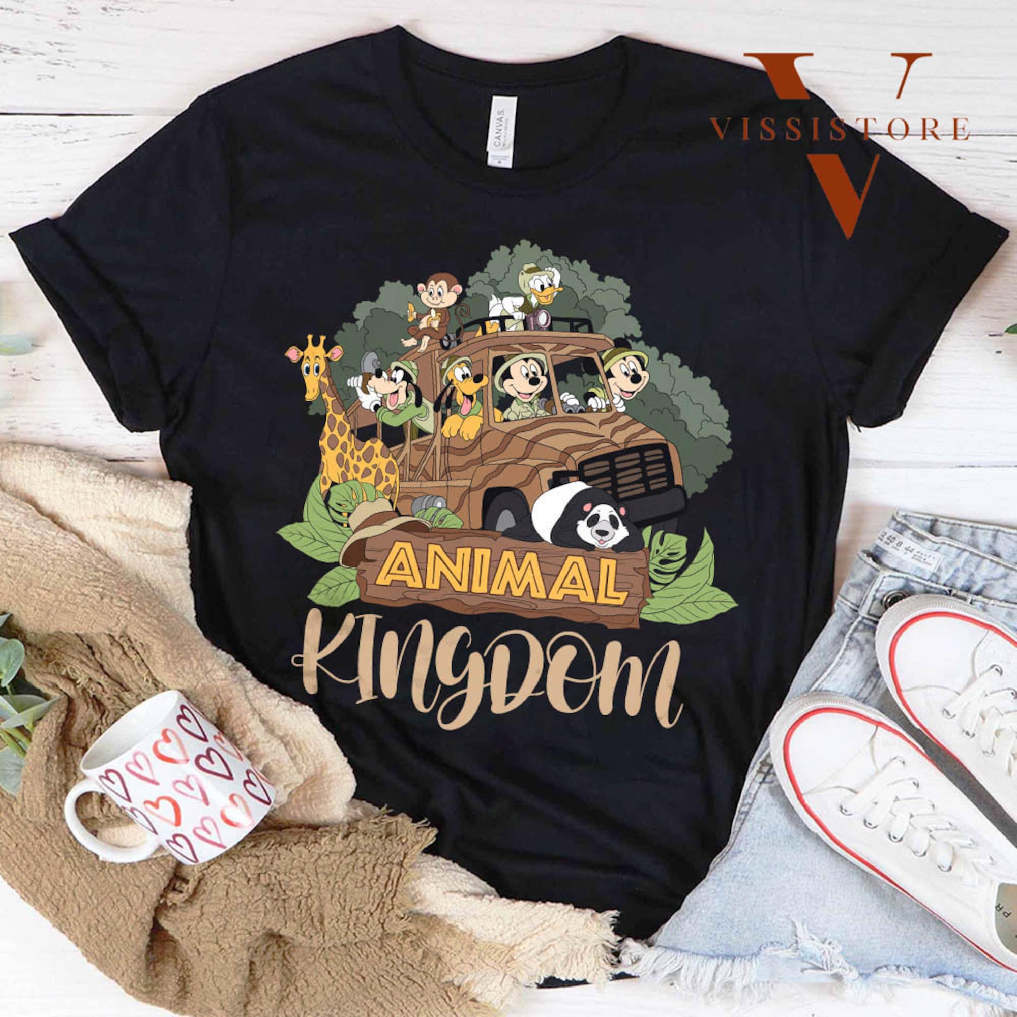 Disney Animal Kingdom Mickey And Friends T-Shirt Disney Animal Kingdom Mickey And Friends T-Shirt