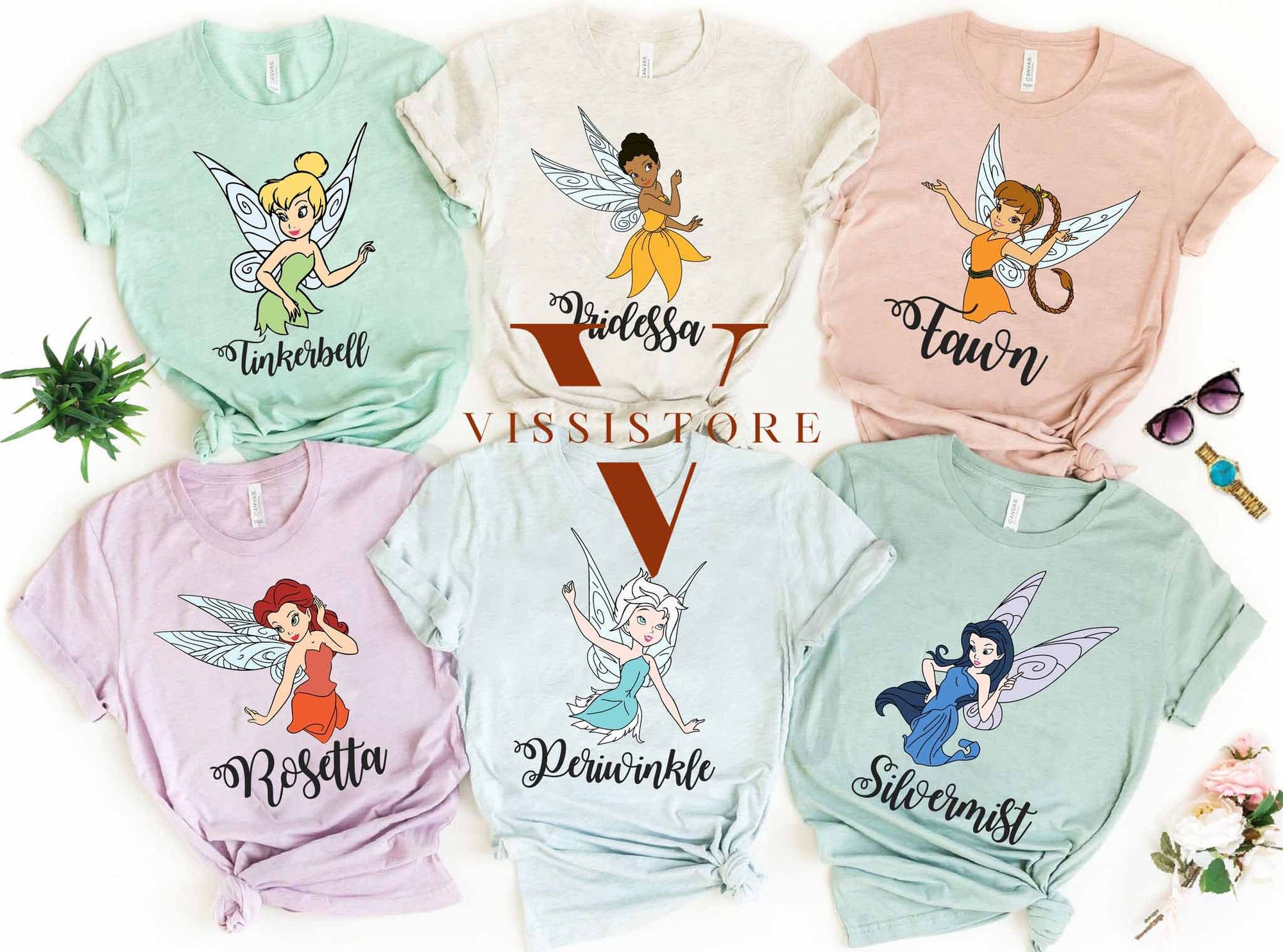 Disney Tinkerbell Shirt, Disney Fairy Family Matching T Shirt, Disney Group Shirt