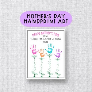 PRINTABLE PERSONALIZED MOTHER'S Day Handprint Gift from Kids, Gift for Grandma, Totally Customizable Keepsake Gift for Any Mother