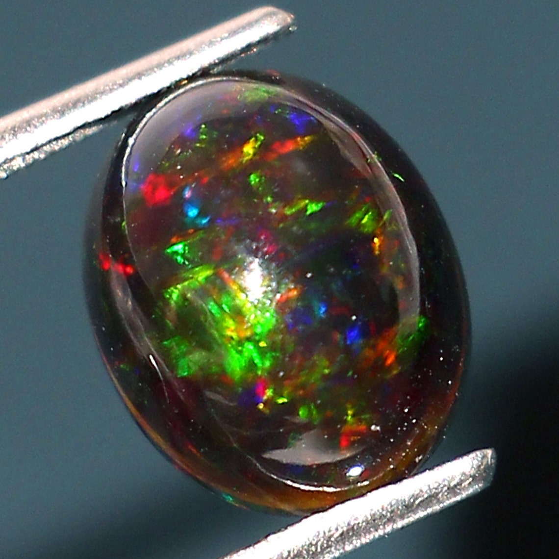 AAA Grade Black Opal Natural Ethiopian Black Opal Black Etsy