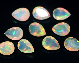 Australian Opals 8 x 5 pear shape loose stones 
