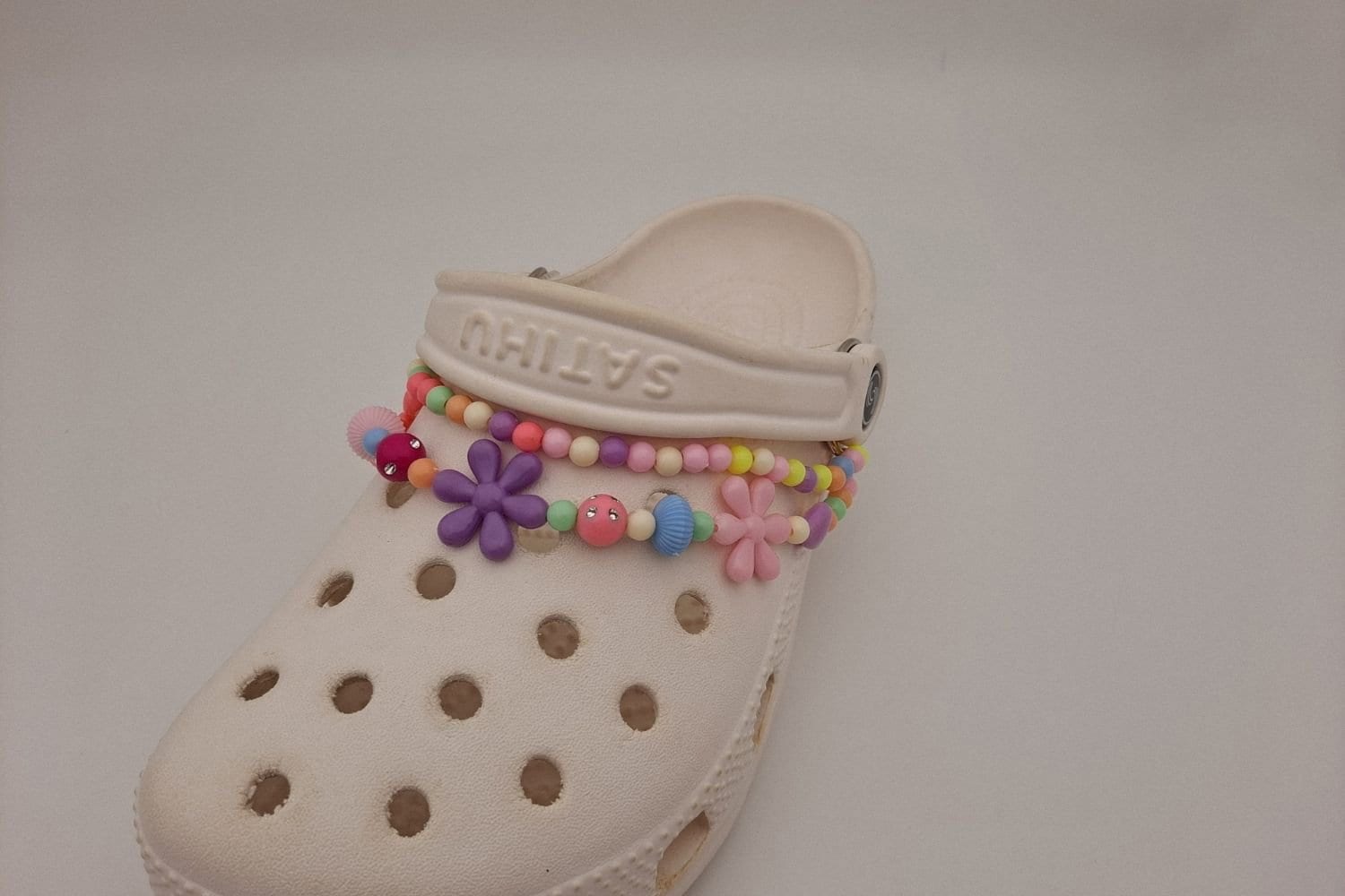 Cute beaded croc charm chains for girls Y2K fashion croc shoe Etsy