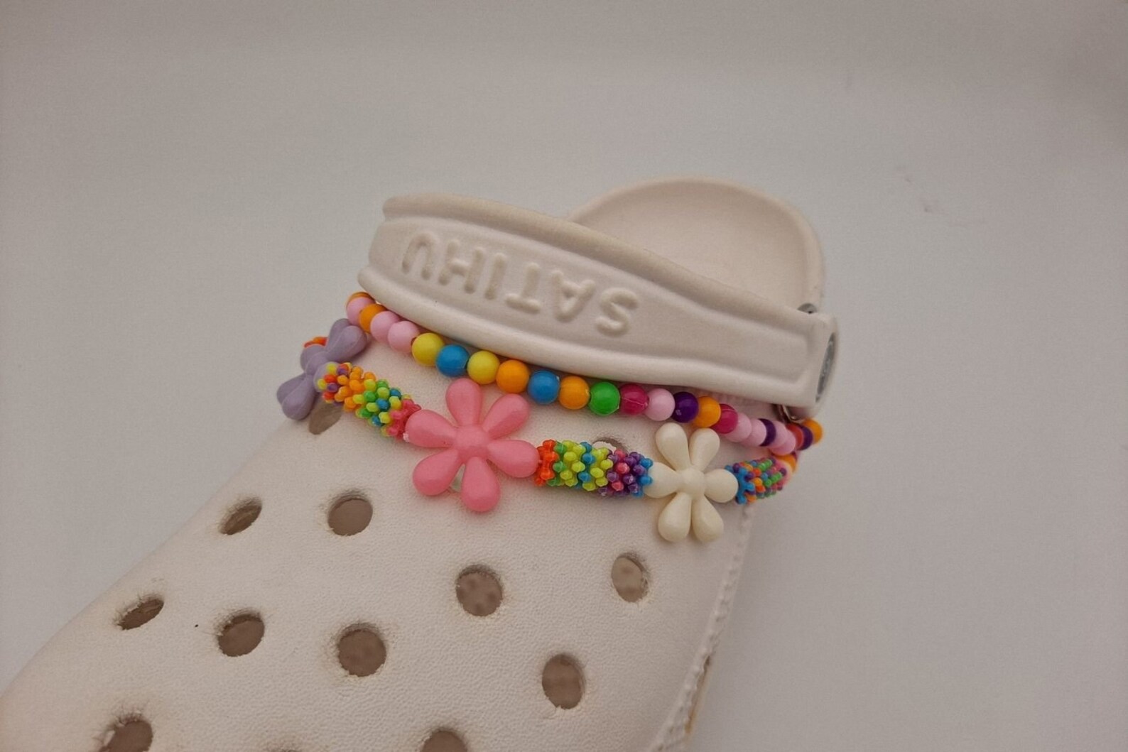 Cute beaded croc charm chains for girls Y2K fashion croc shoe Etsy