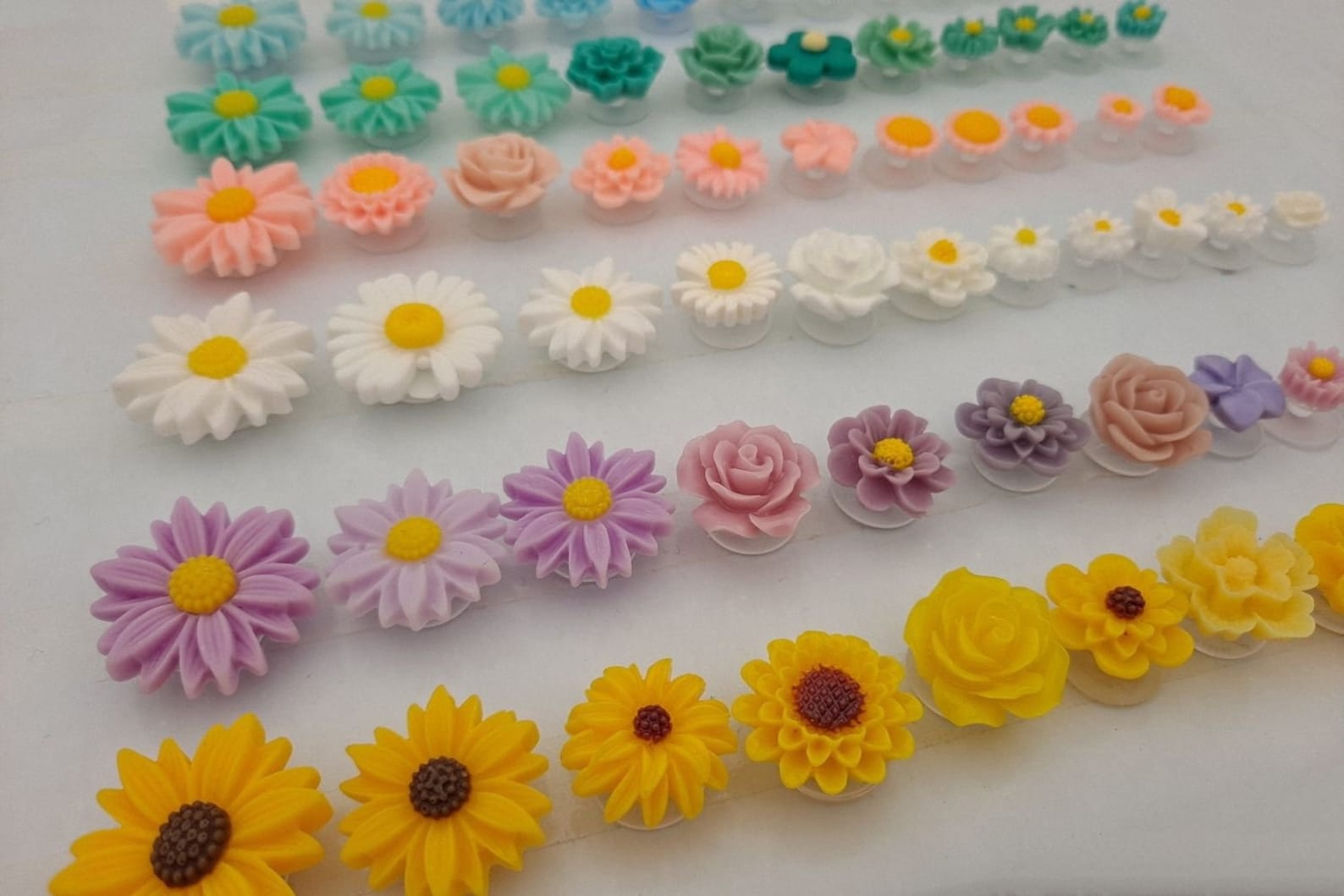 Set of 11 Flower croc charm for girls cute croc shoe Etsy