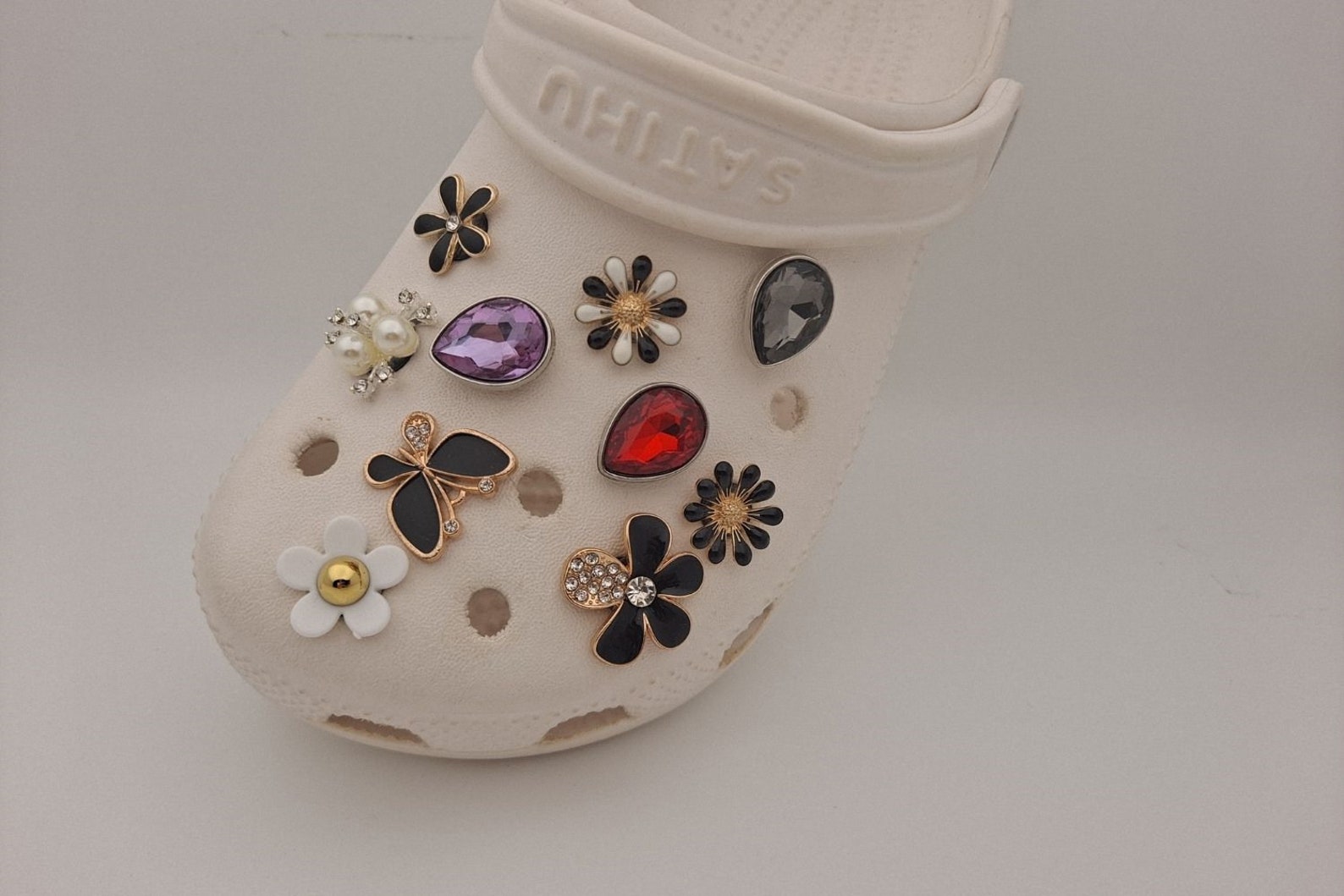 Butterfly croc charm for girls cute croc shoe accessories best Etsy