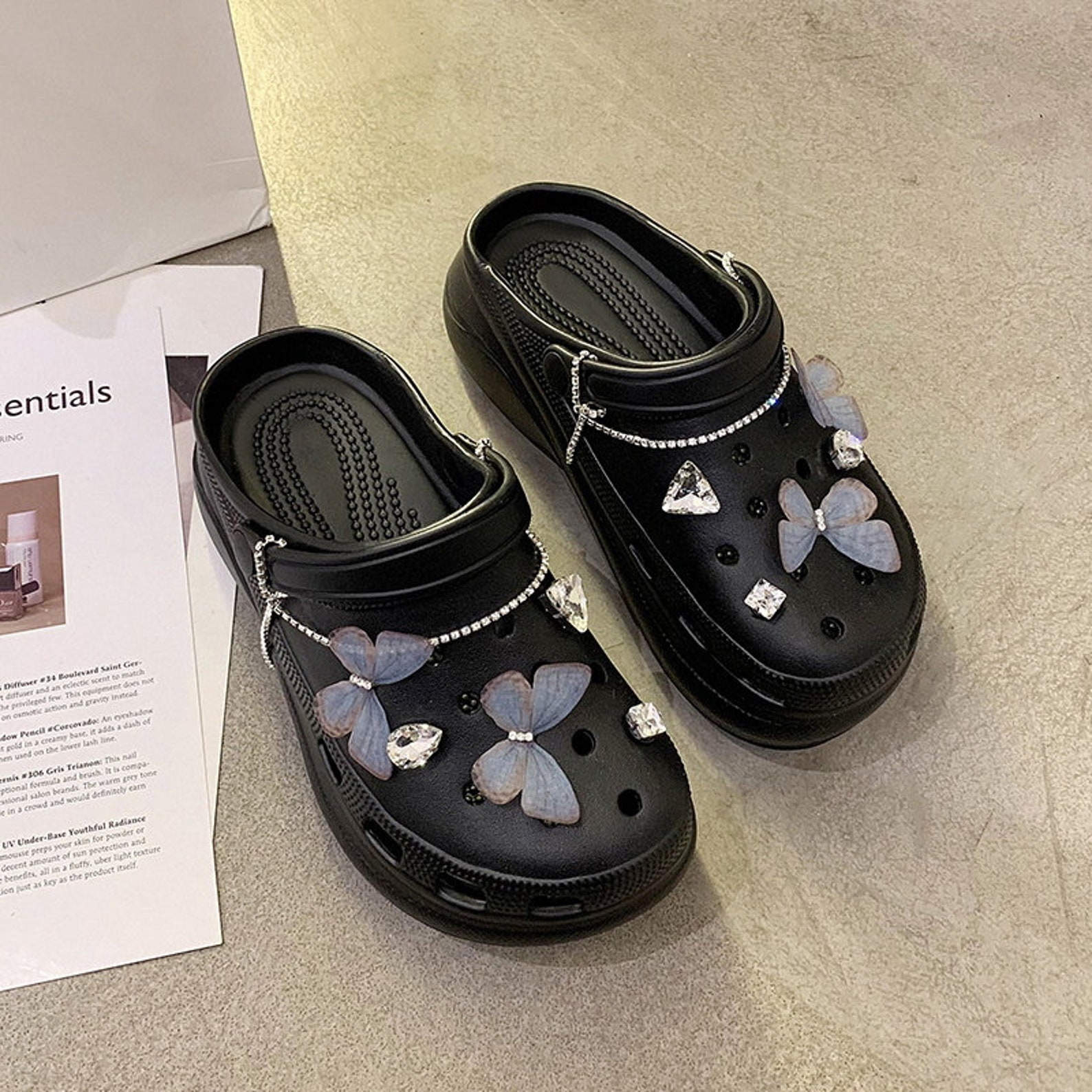 Butterfly croc charms set for girls cute croc shoe accessories Etsy