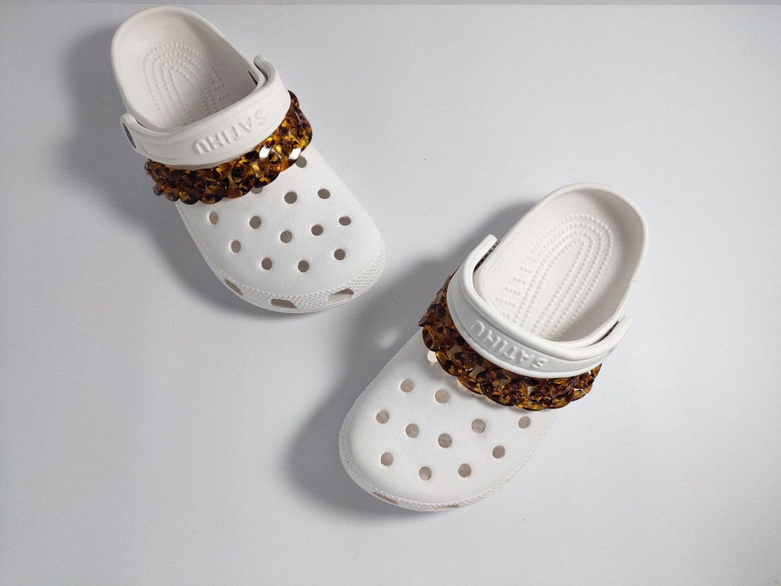 Set of 2 croc charm chains for girls cute croc shoe | Etsy