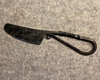 Couteau à beurre, couteau de camp forgé en fer, cuisine, Moyen Âge