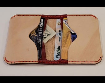 Compact Essentials Wallet Top Grain Leather Handmade in USA