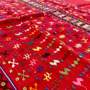 Vintage Guatemalan Huipil: Handwoven Nebaj Ixil Ceremonial Blouse