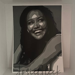 Naya Rivera - Print of Original Artwork