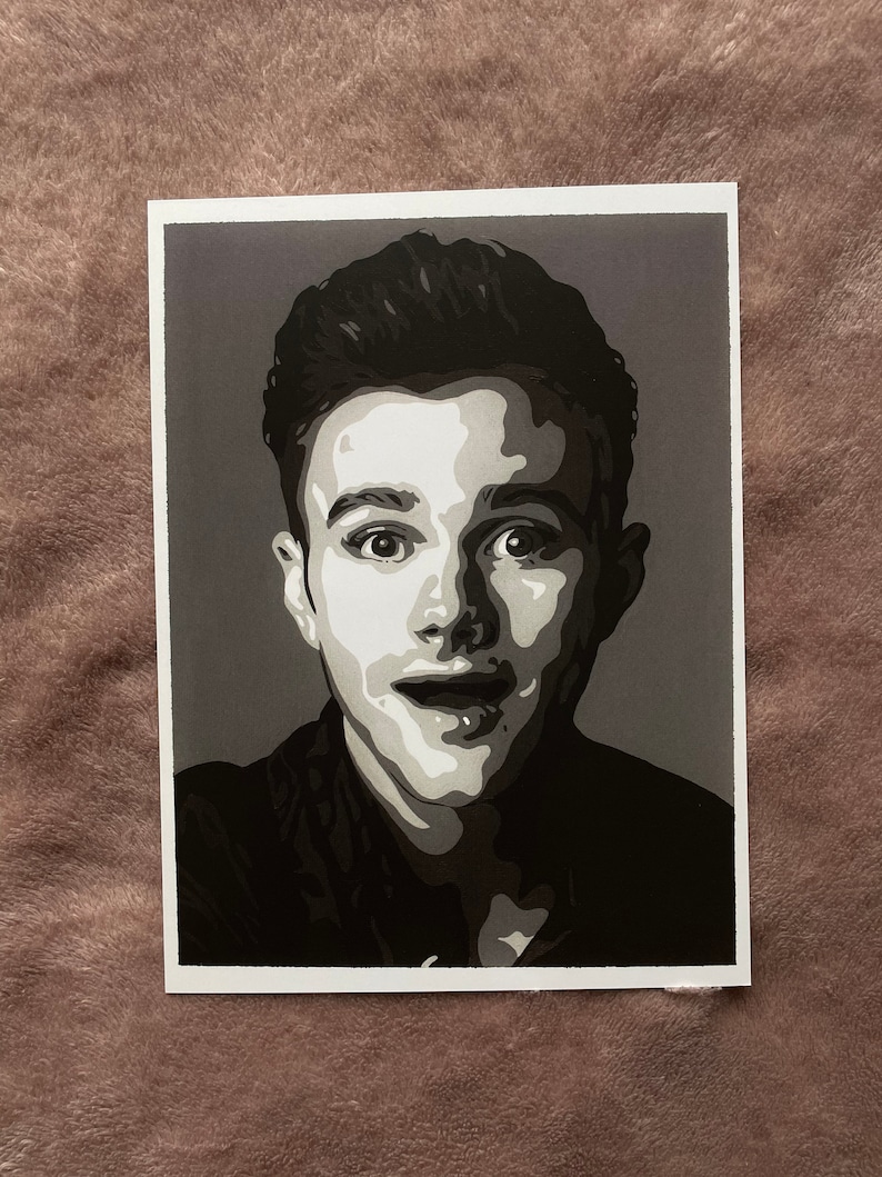Print of Original Artwork Chris Colfer
