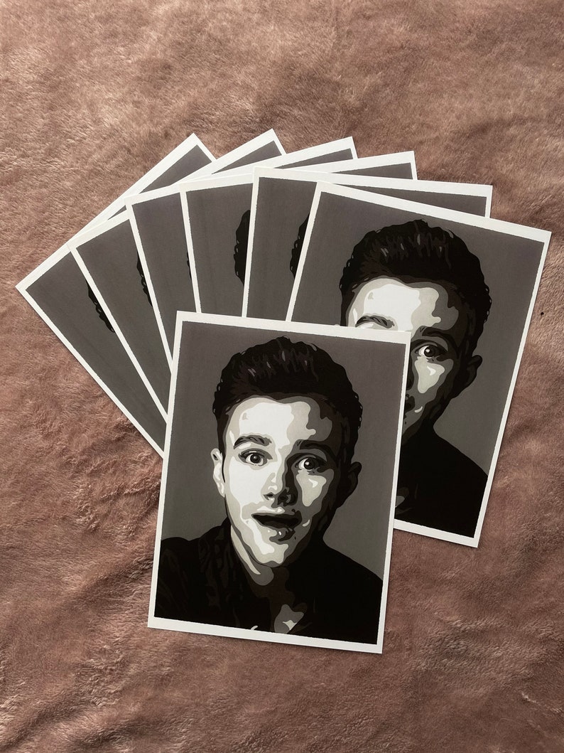 Print of Original Artwork Chris Colfer