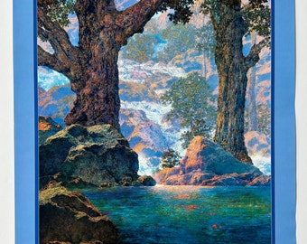 Quiet Solitude, Maxfield Parrish 19x25 Landscape Art Poster