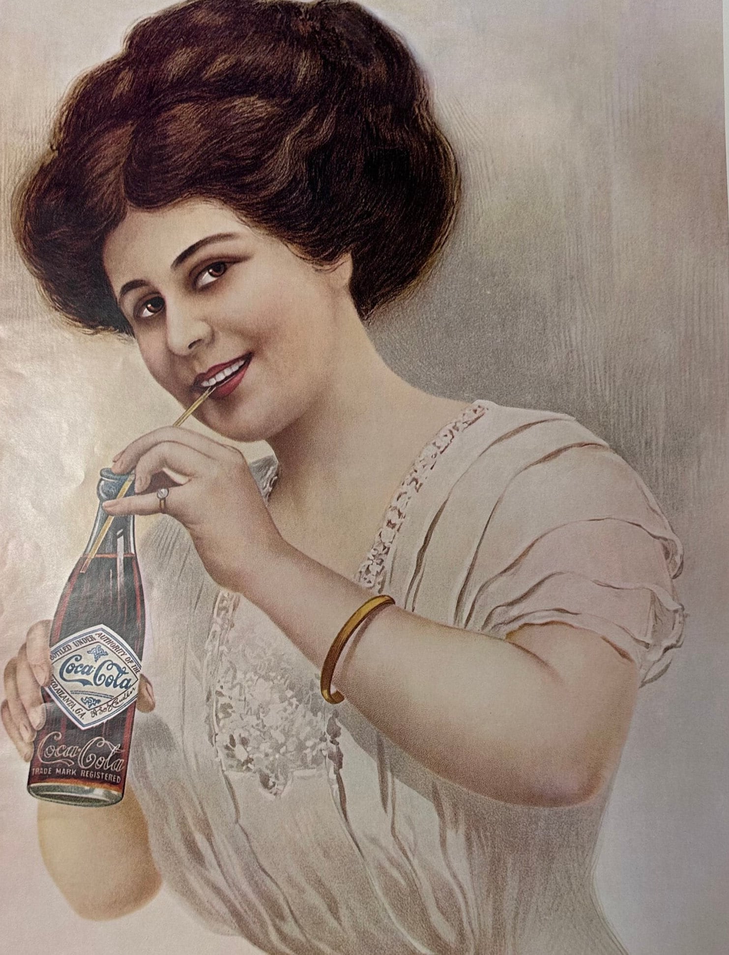 Coca Cola 1909 Calendar Girl Advertisement Reproduction Poster - Etsy