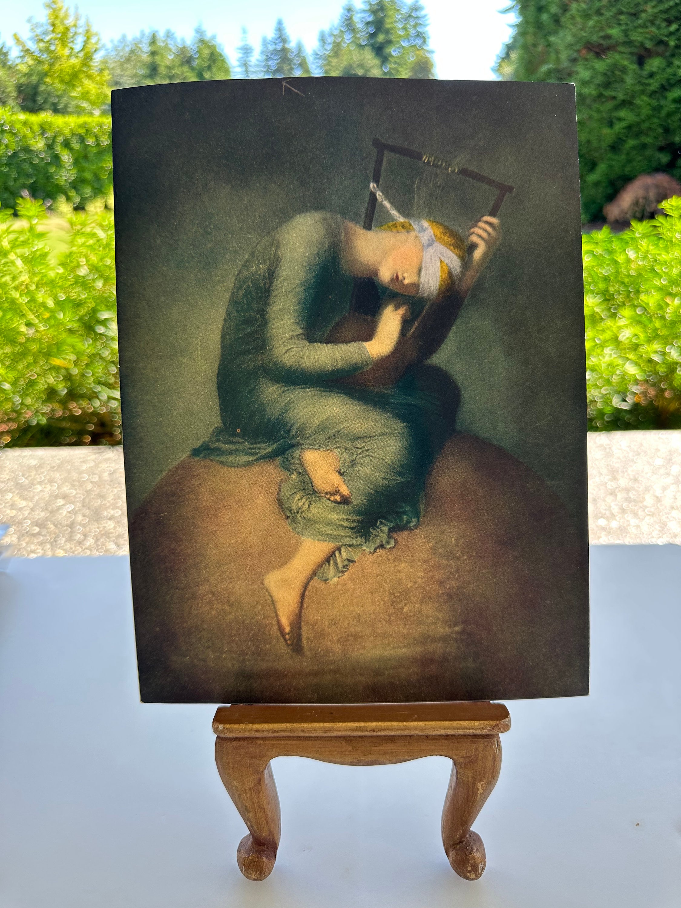 Hope, Vintage George Frederic Watts Fine Art Print, Moody 9x12 ...