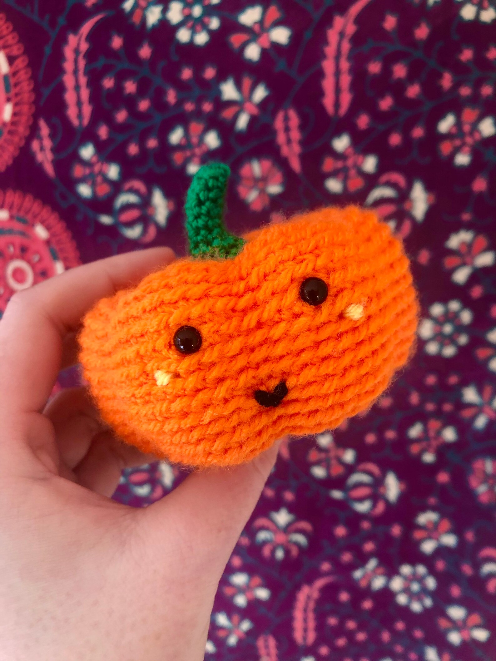 Crochet Kawaii Pumpkin Plushie | Etsy