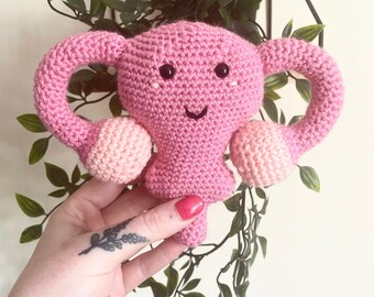 Crochet Uterus Plushie